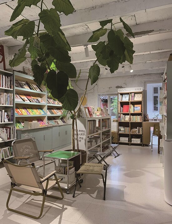 When bookstores meet food markets